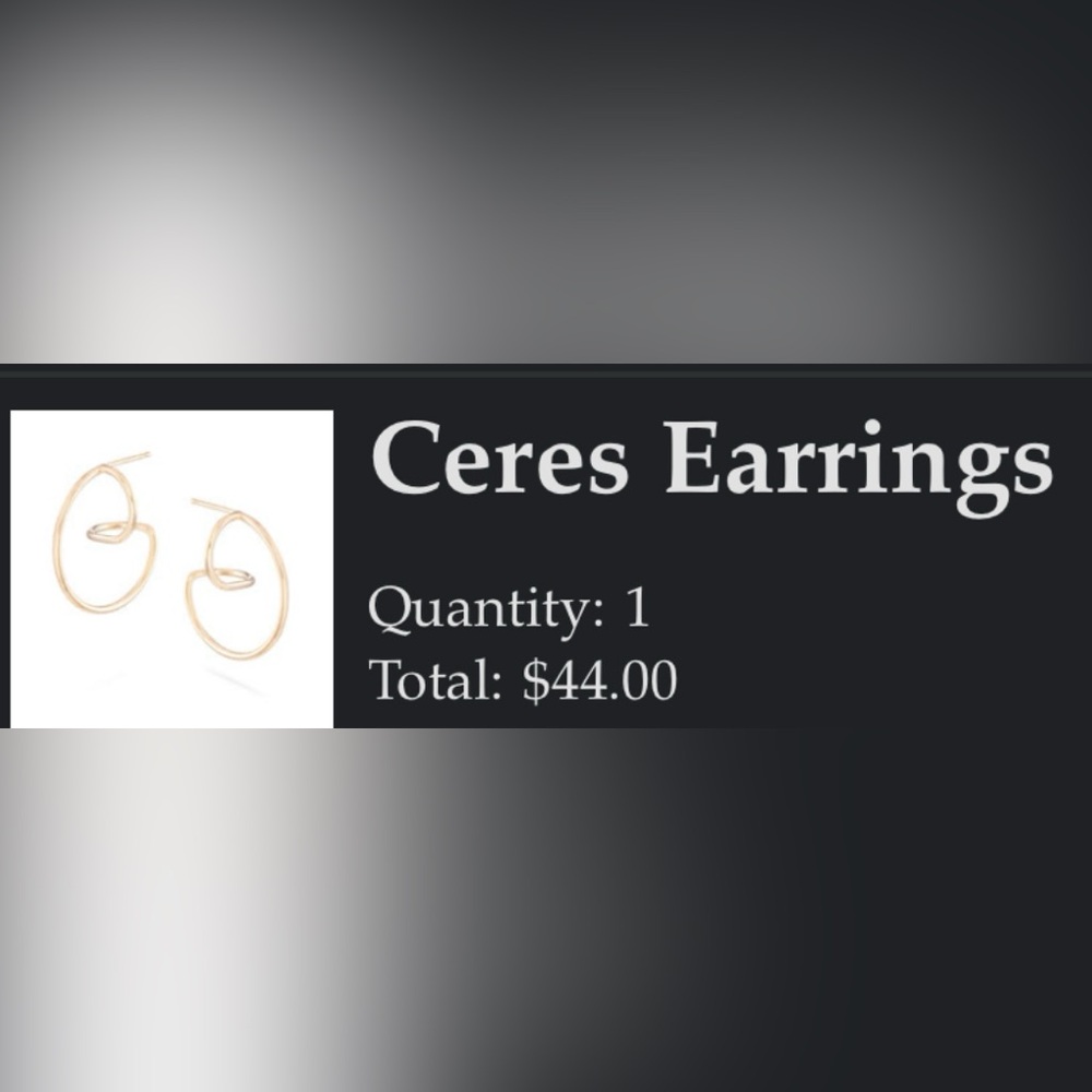 Baleen Ceres Gold Hoop Earrings - Picture 5 of 5